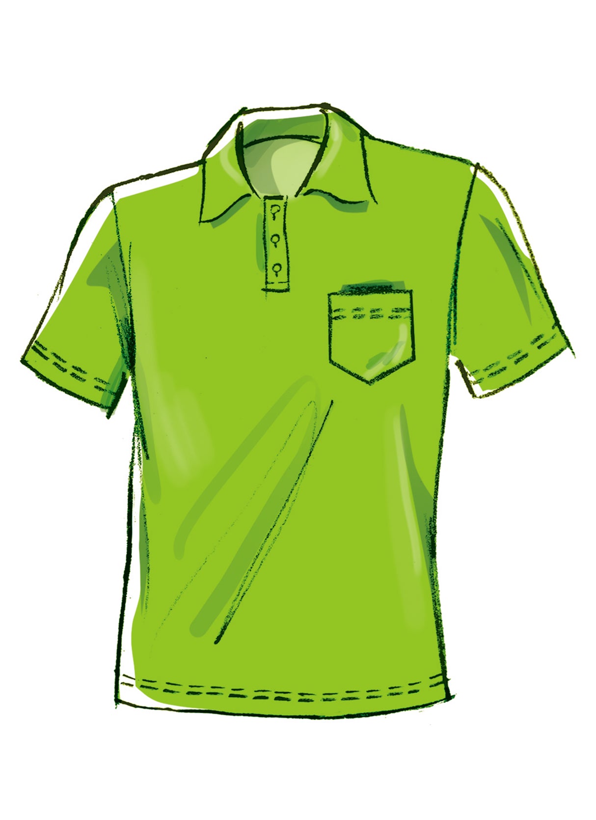 Patron McCall's n°8518 - Polos ajustés pour hommes
