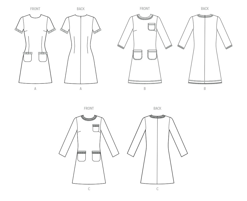 Patron McCall's n°8529 - Robe fourreau élégante