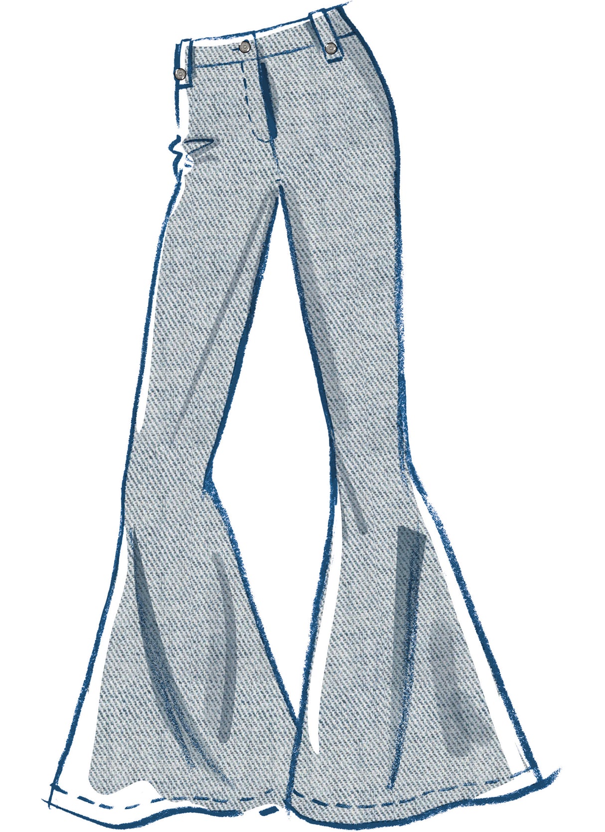 Patron McCall's n°8531 - Pantalon évasé tendance