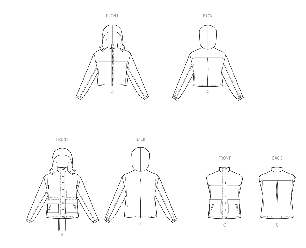 Patron McCall's n°8532 - Veste et gilet utilitaires