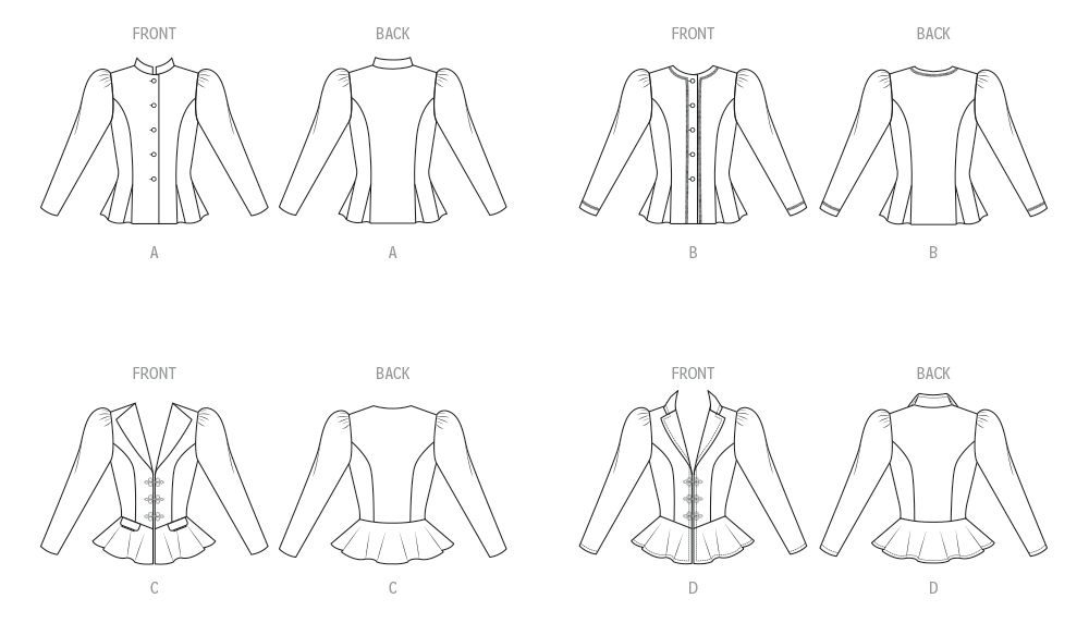 Patron McCall's n°8541 - Veste ajustée élégante