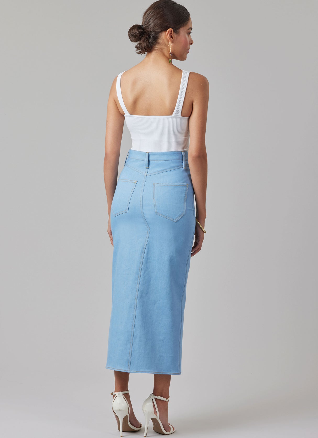 Patron McCall's n°8559 - Jupe jean trois longueurs