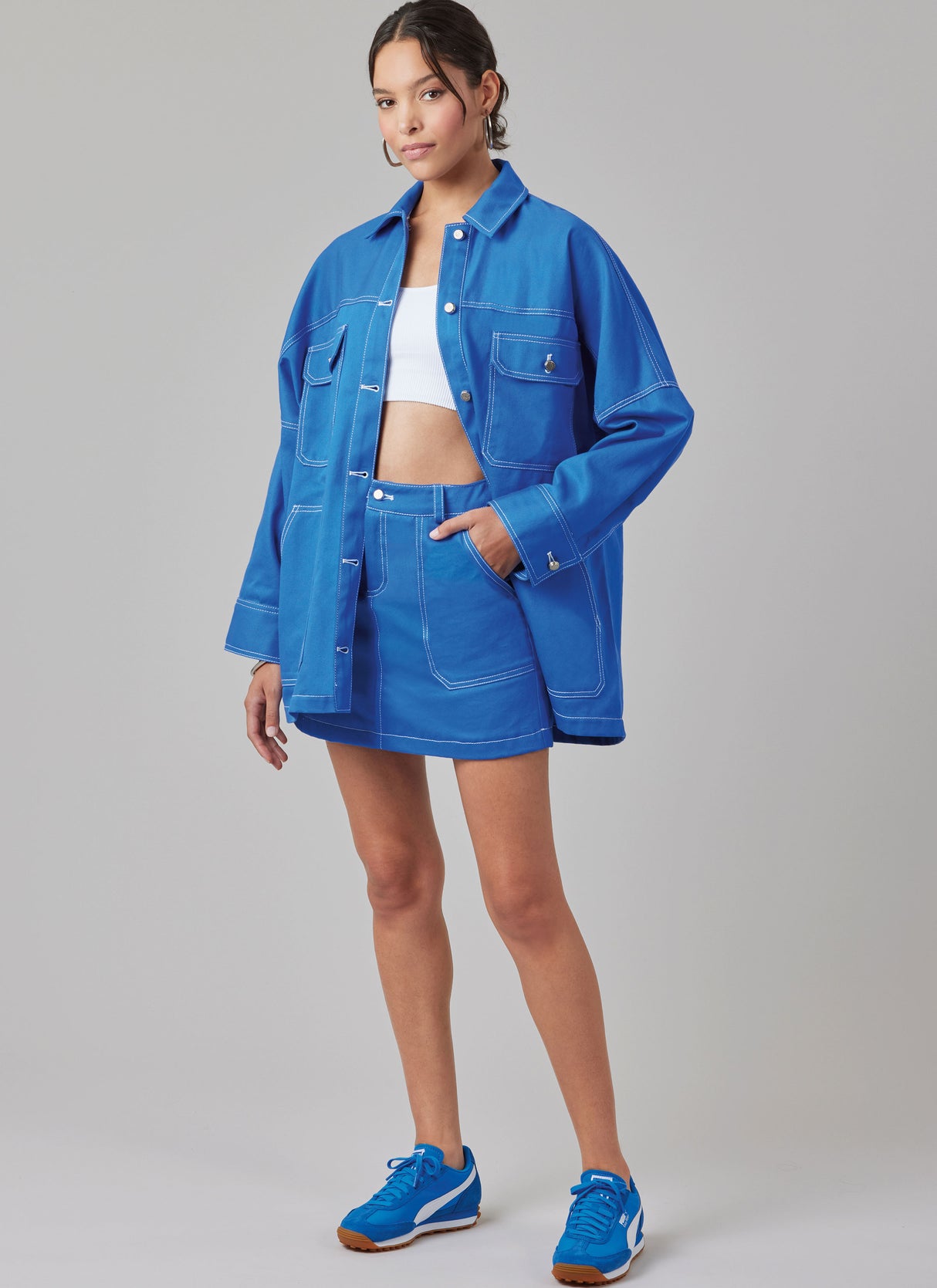 Patron McCall's n°8561 - Veste boutonnée deux longueurs et jupe
