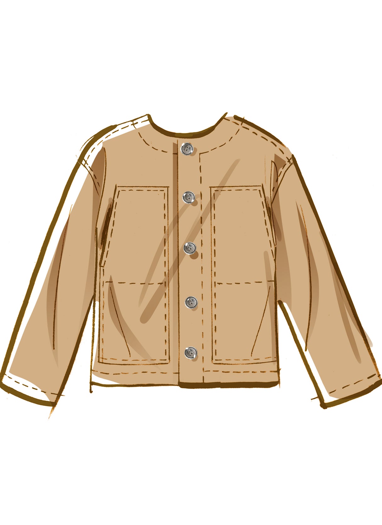Patron McCall's n°8565 - Veste unisexe avec variantes de col