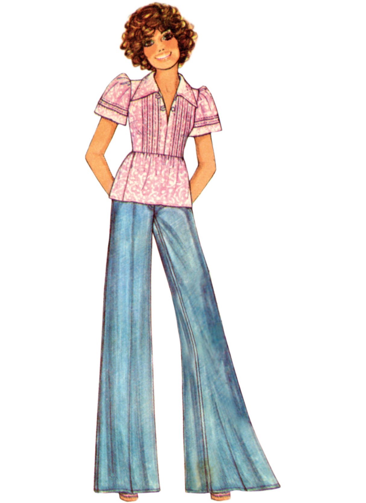Patron McCall's n°8569 - Blouse à basque