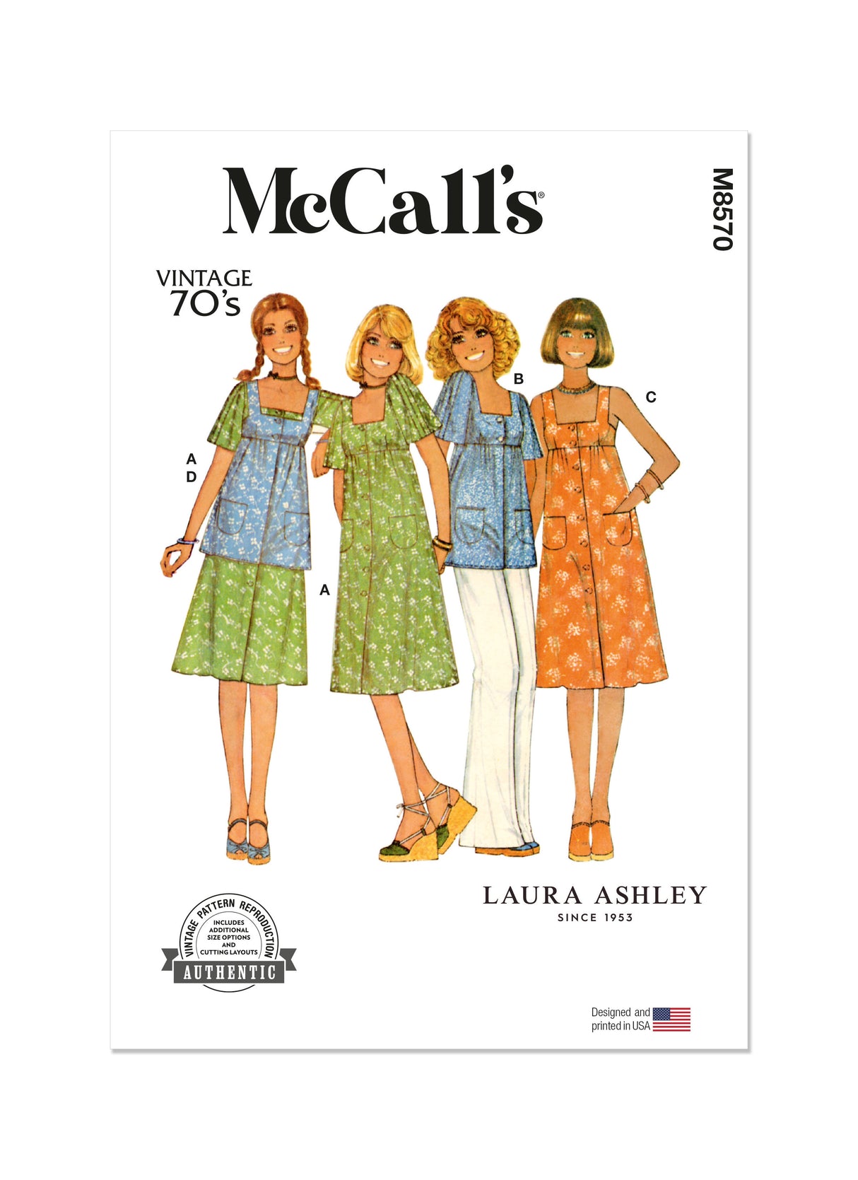 Patron McCall's n°8570 - Robe drapée