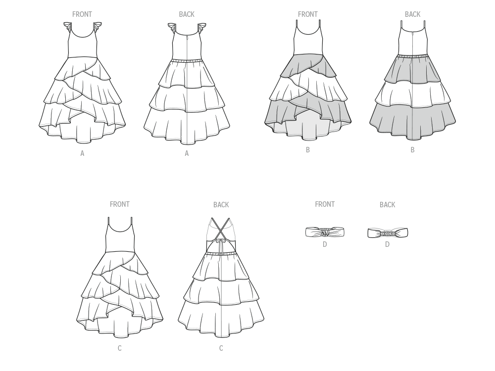 Patron McCall's n°8592 - Robe fille et serre-tête