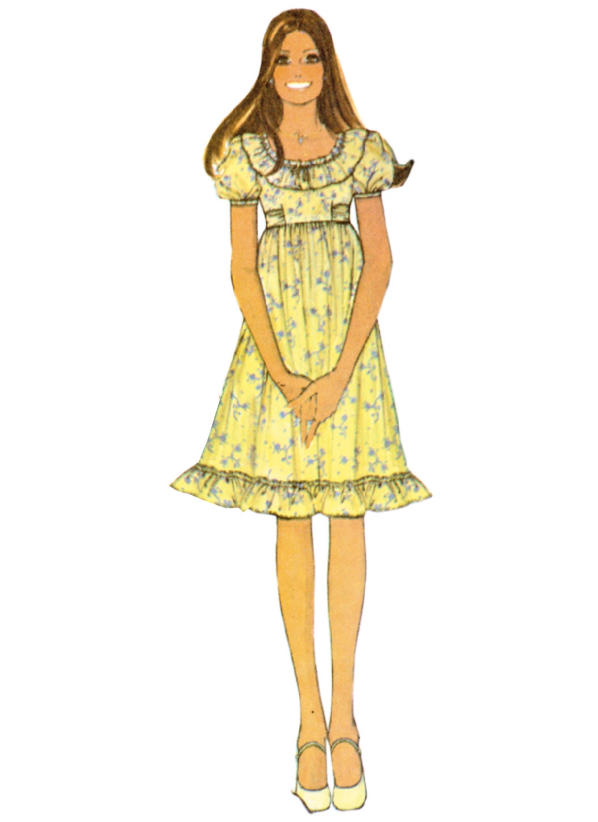 Patron McCall's n°8594 - Robe 70’s style vintage