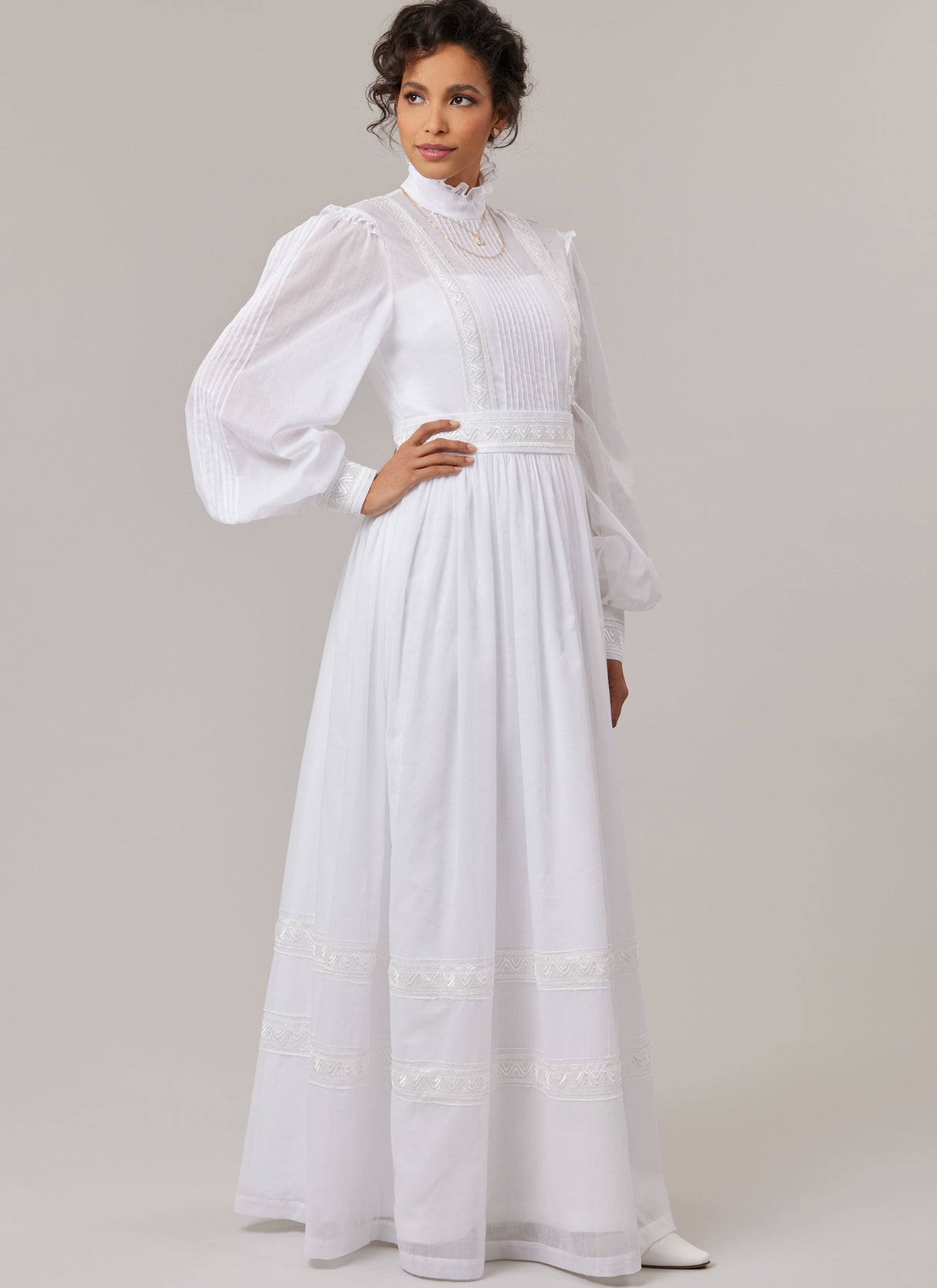 Patron McCall's n°8595 - Robe longue vintage