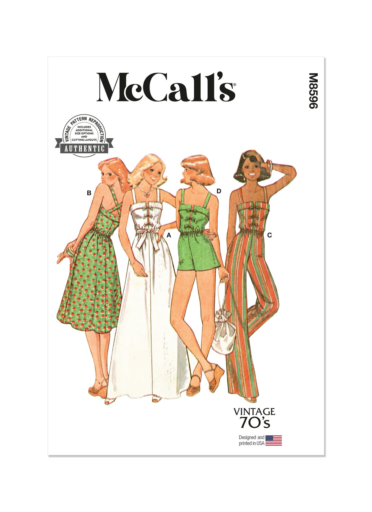 Patron McCall's n°8596 - Robe, combinaison ou jumper