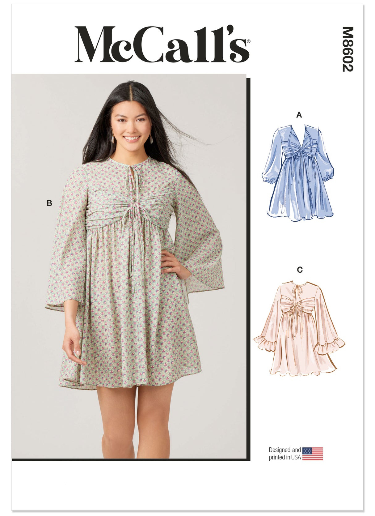 Patron McCall's n°8602 - Robe babydoll