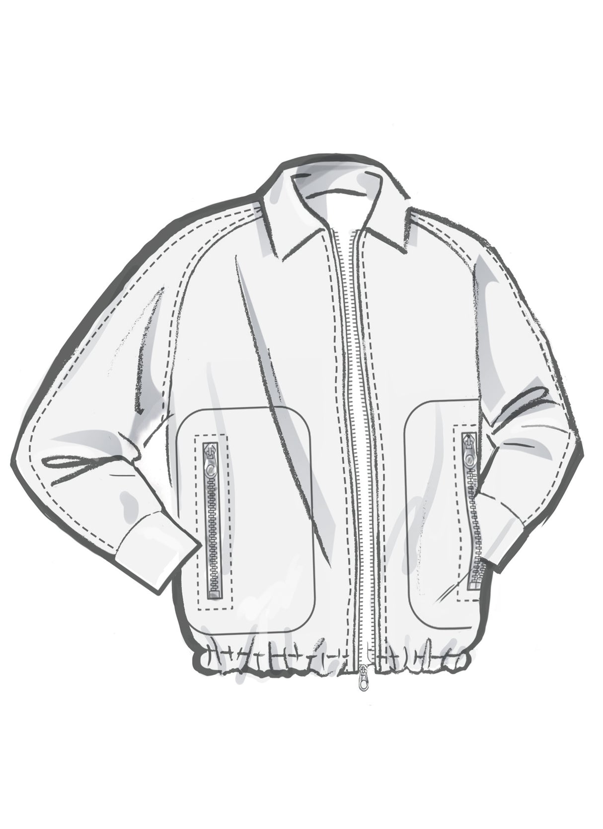 Patron McCall's n°8607 - Veste blouson courte