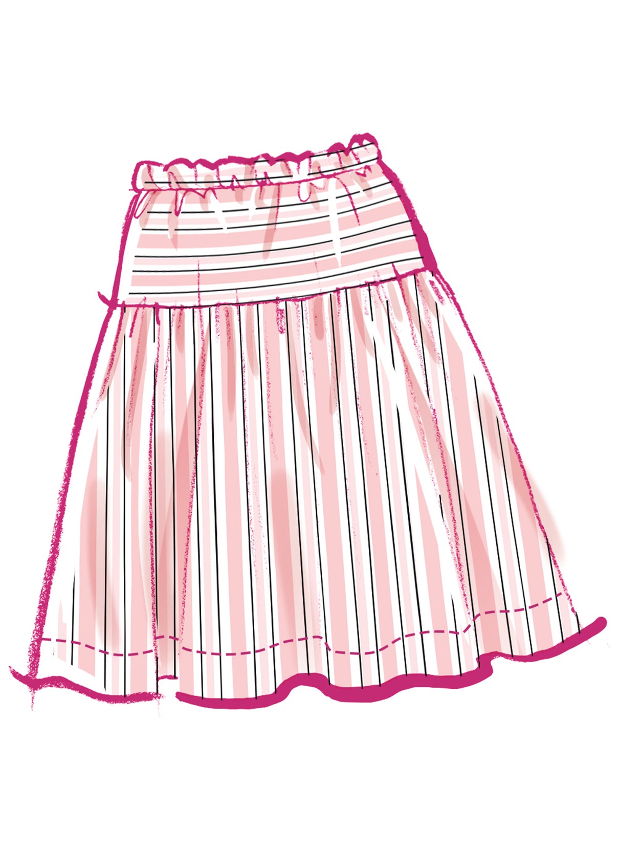 Patron McCall's n°8619 - Patron haut, jupe et robe