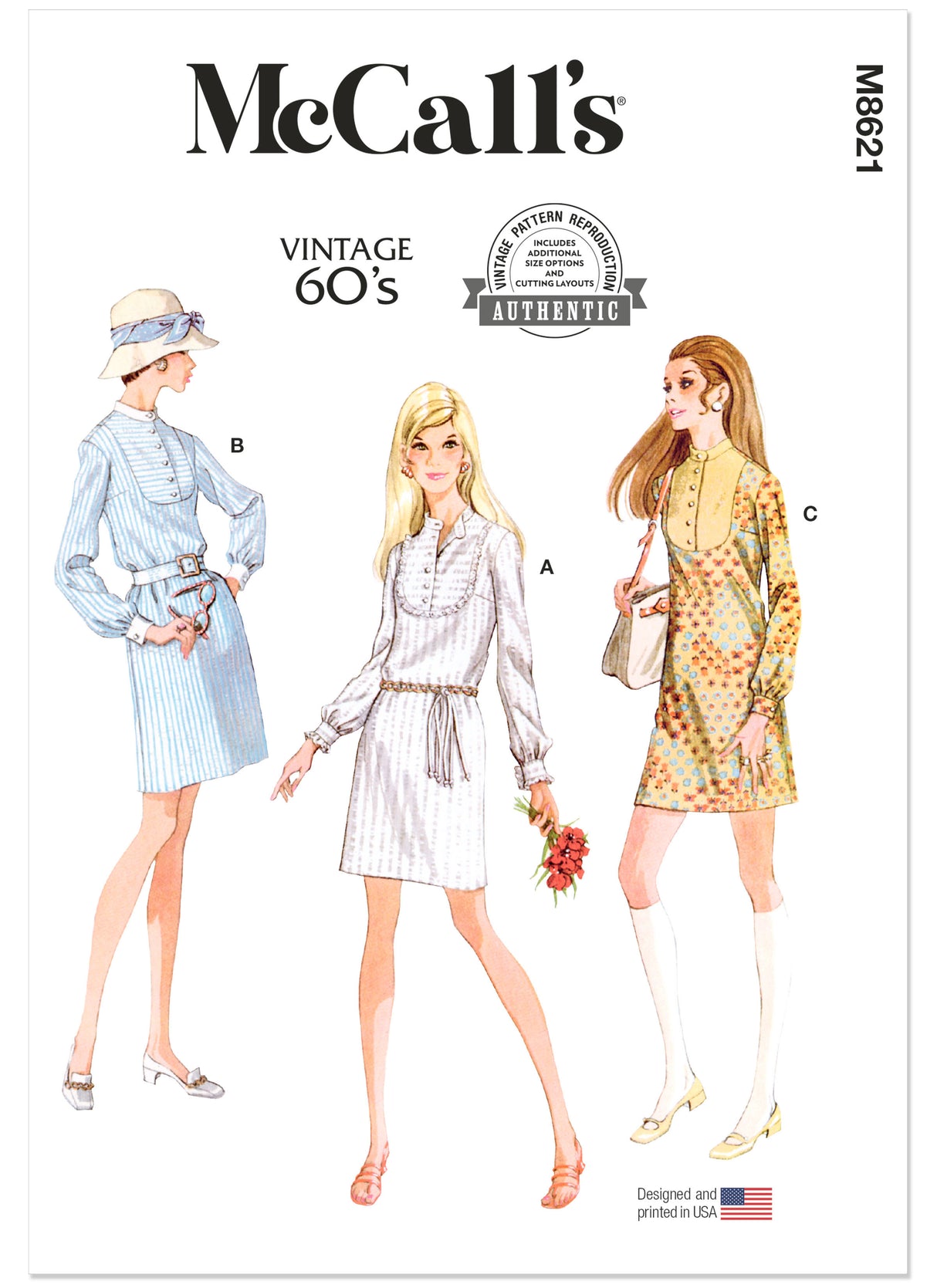 Patron McCall's n°8621 - Robe-chemise
