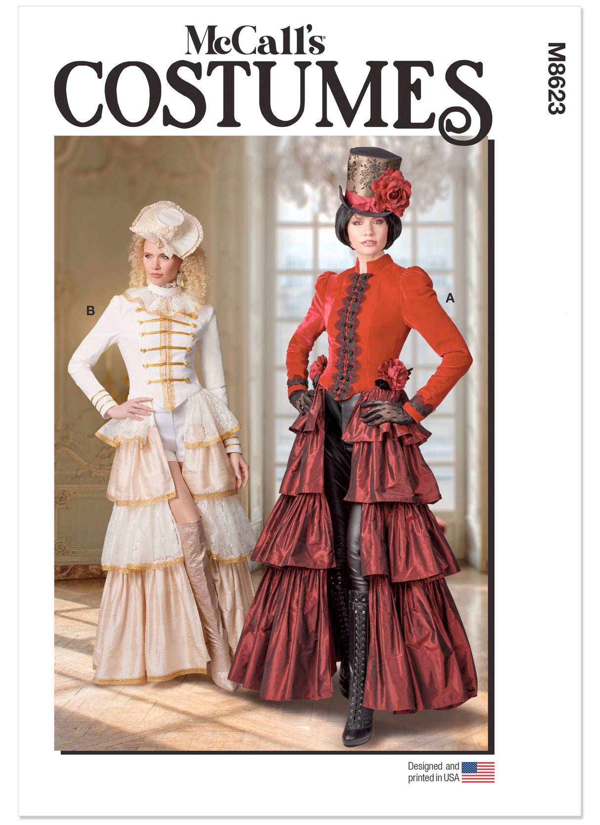 Patron McCall's n°8623 - Costume veste & jupe femme rétro chic