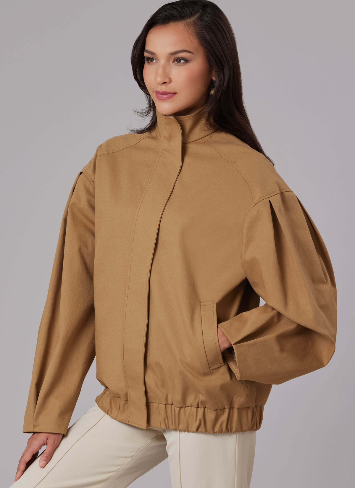 Patron McCall's n°8629 – Veste blouson ample doublée
