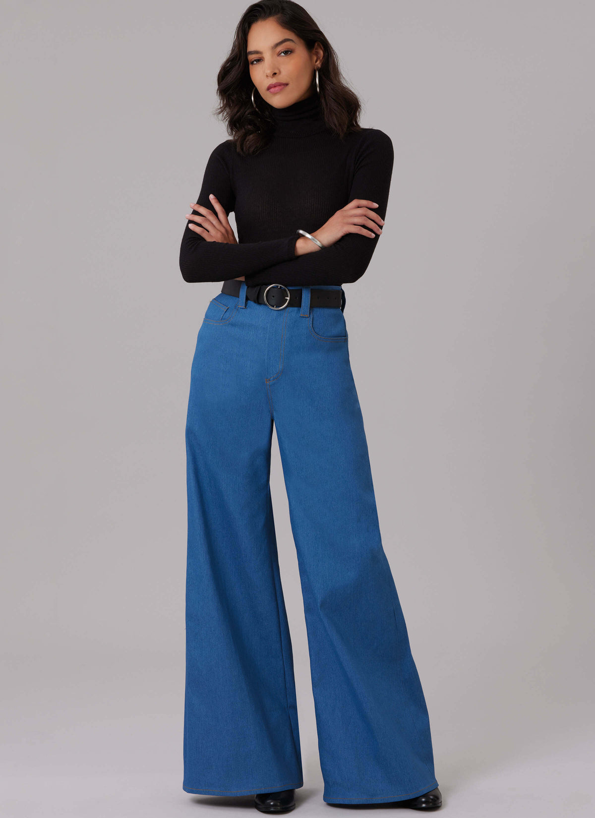 Patron McCall's n°8630 – Jean taille haute à jambes larges
