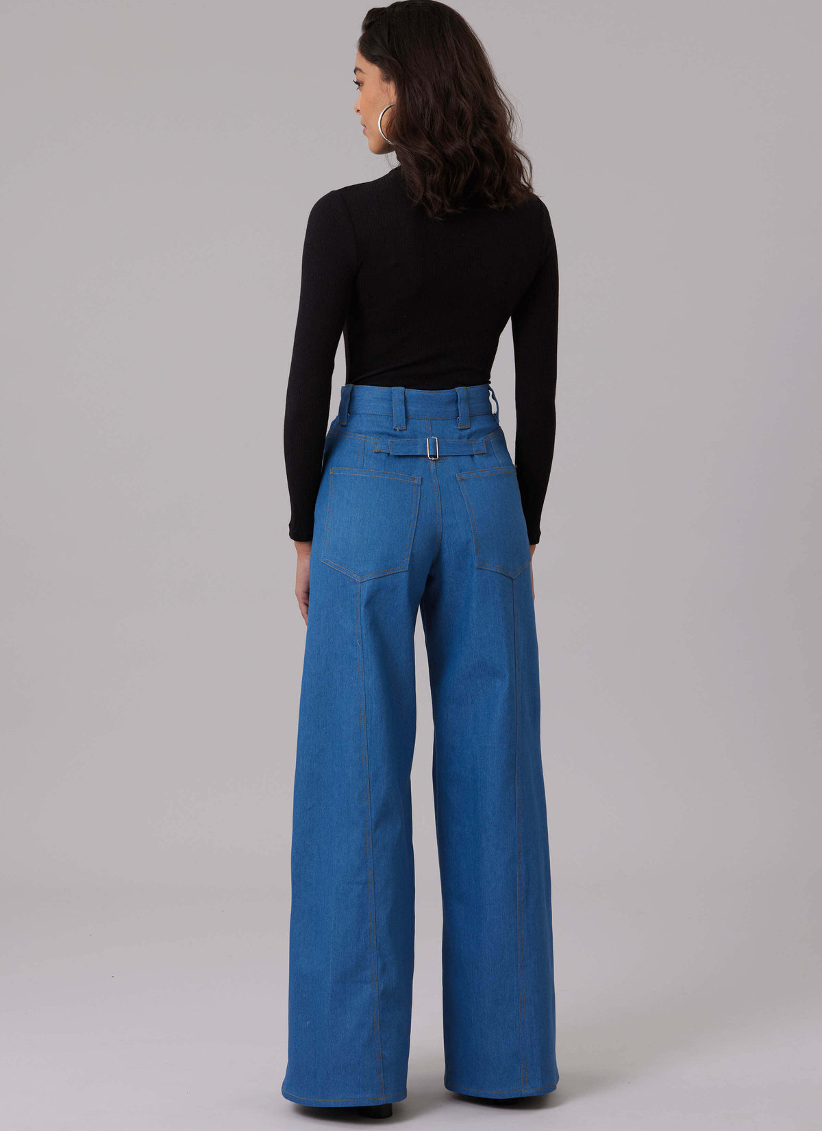 Patron McCall's n°8630 – Jean taille haute à jambes larges