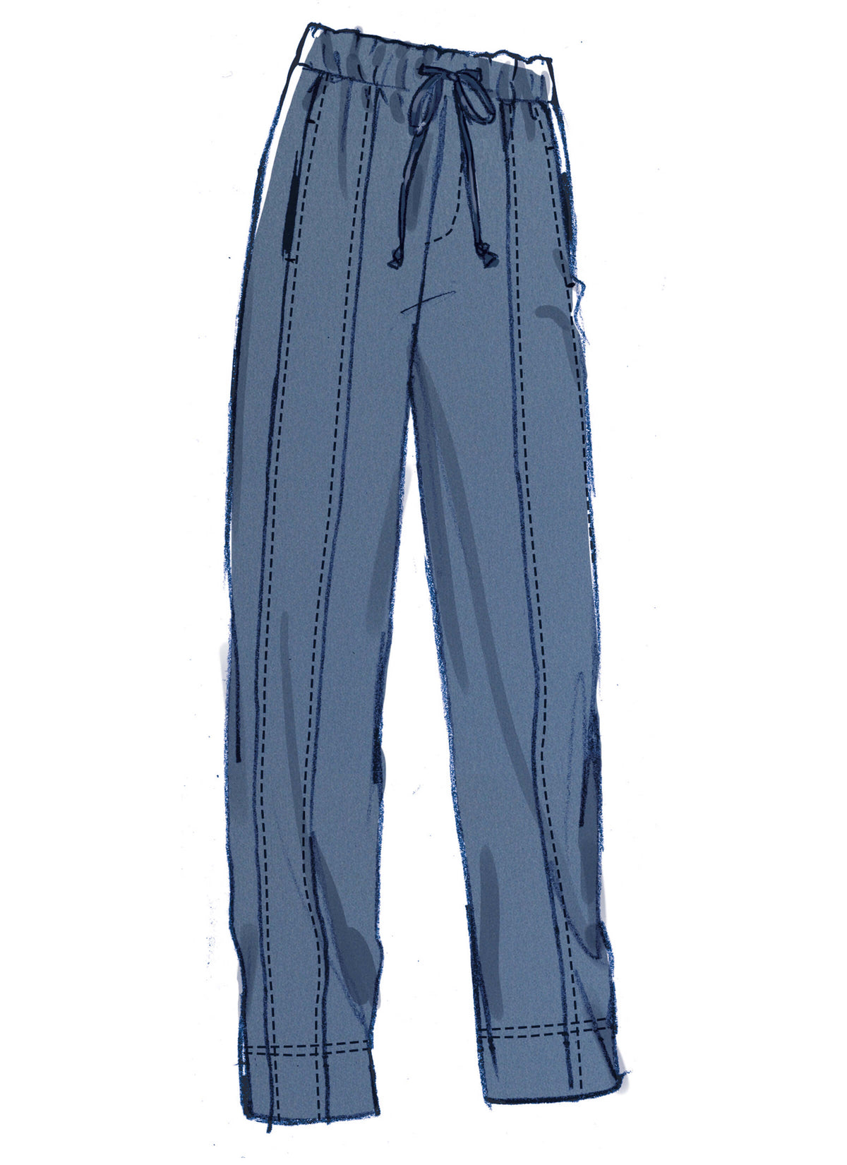 Patron McCall's n°8636 – Pantalons à enfiler sont dotés d’une taille élastiquée avec des cordons