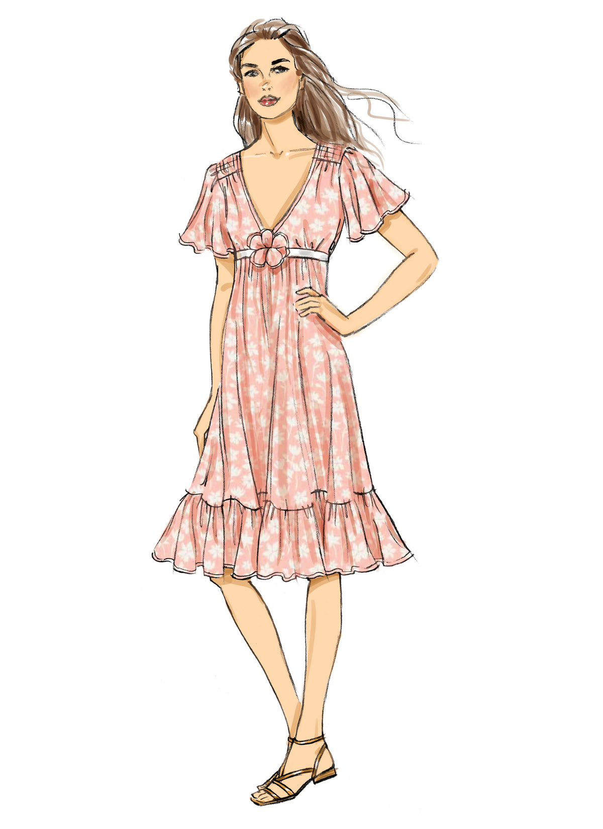 Patron McCall's n°8643 – Robes empire bohèmes