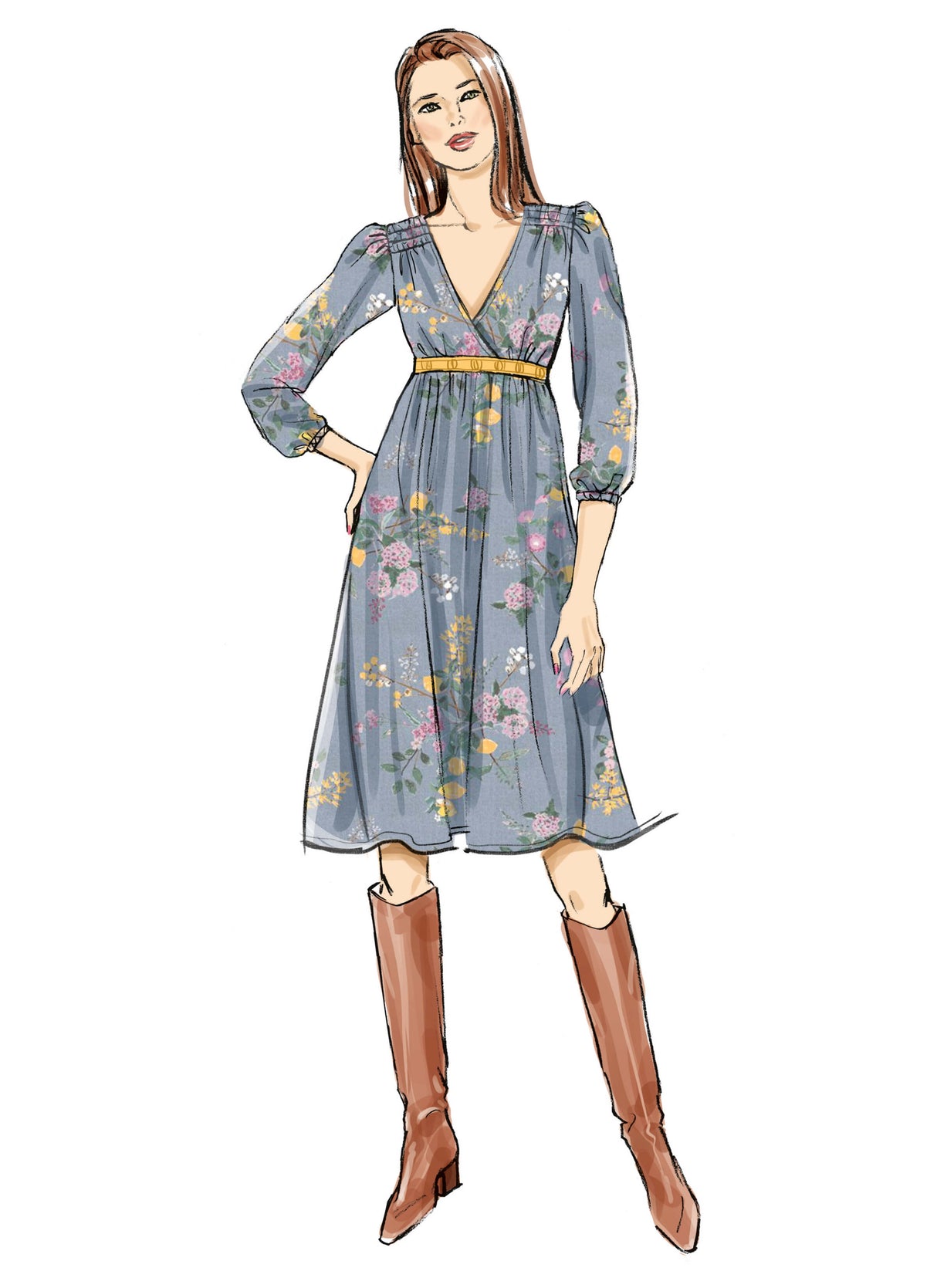 Patron McCall's n°8643 – Robes empire bohèmes