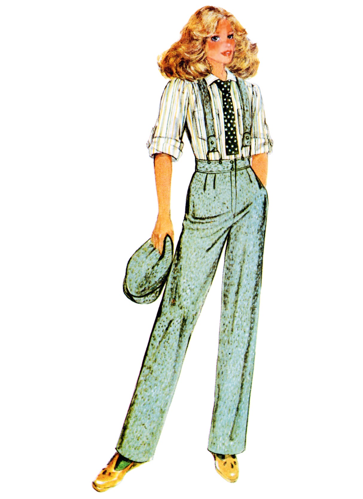 Patron McCall's n°8645 – Salopette et pantalon vintage