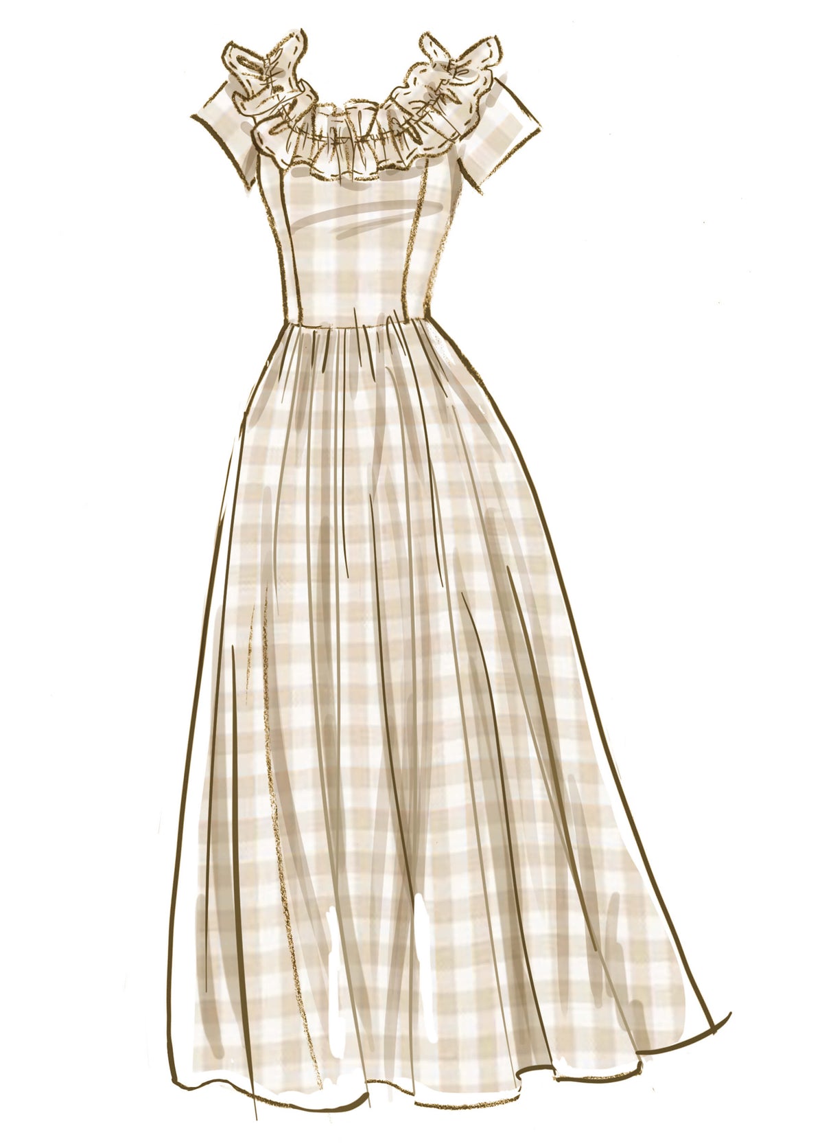 Patron McCall's n°8650 – Robes cintrées à coutures princesse