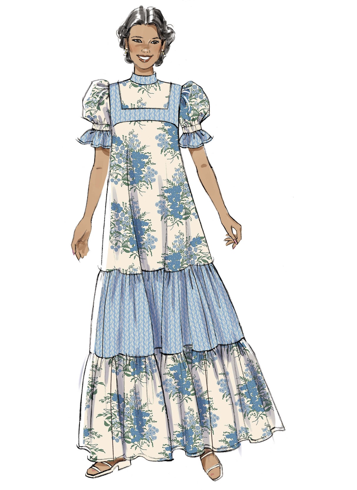 Patron McCall's n°8652 – Robes évasées à volants