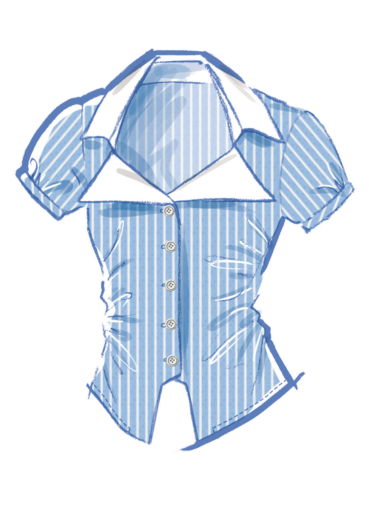 Patron McCall's n°8658 – Hauts à décolleté cœur