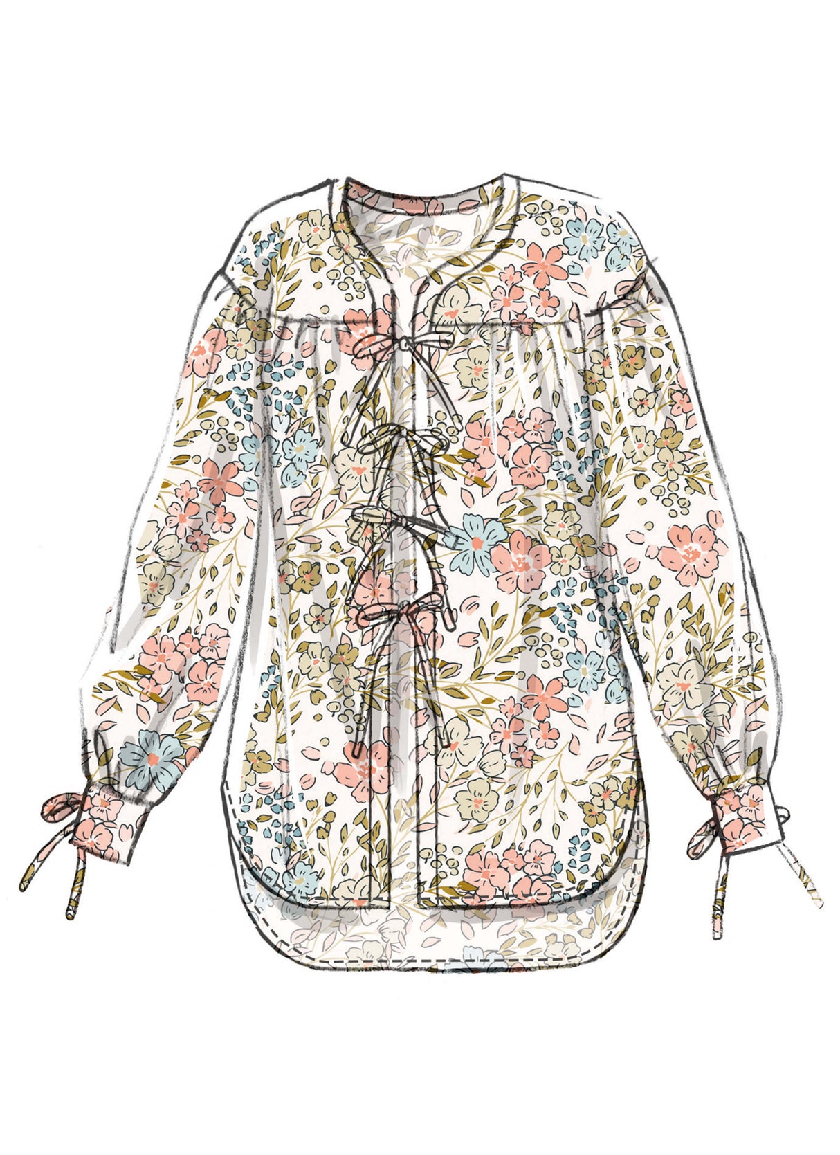 Patron McCall's n°8663 – Chemise ample, pantalon et short