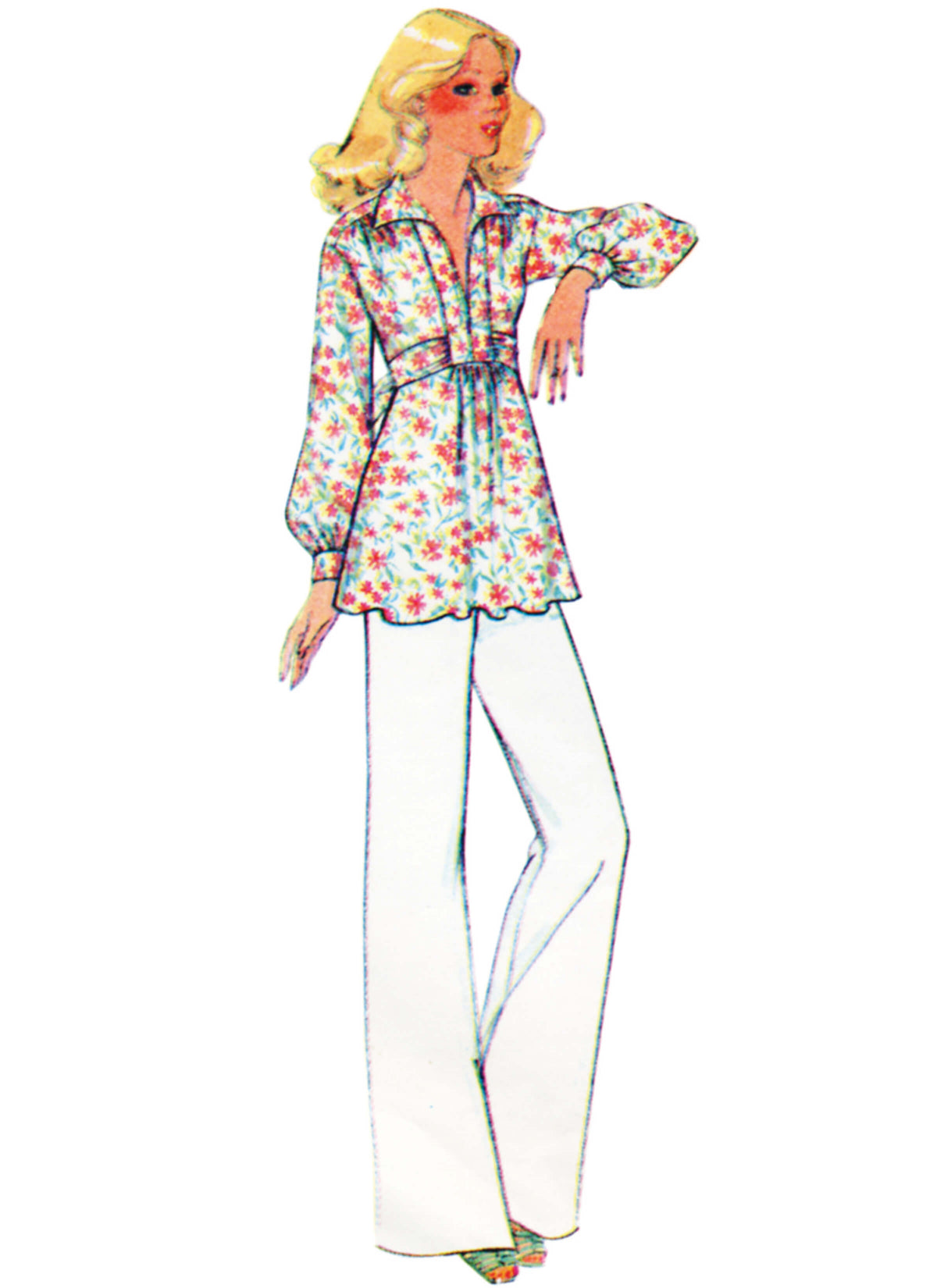 Patron McCall's n°8667 – Robe et haut vintage années 1970