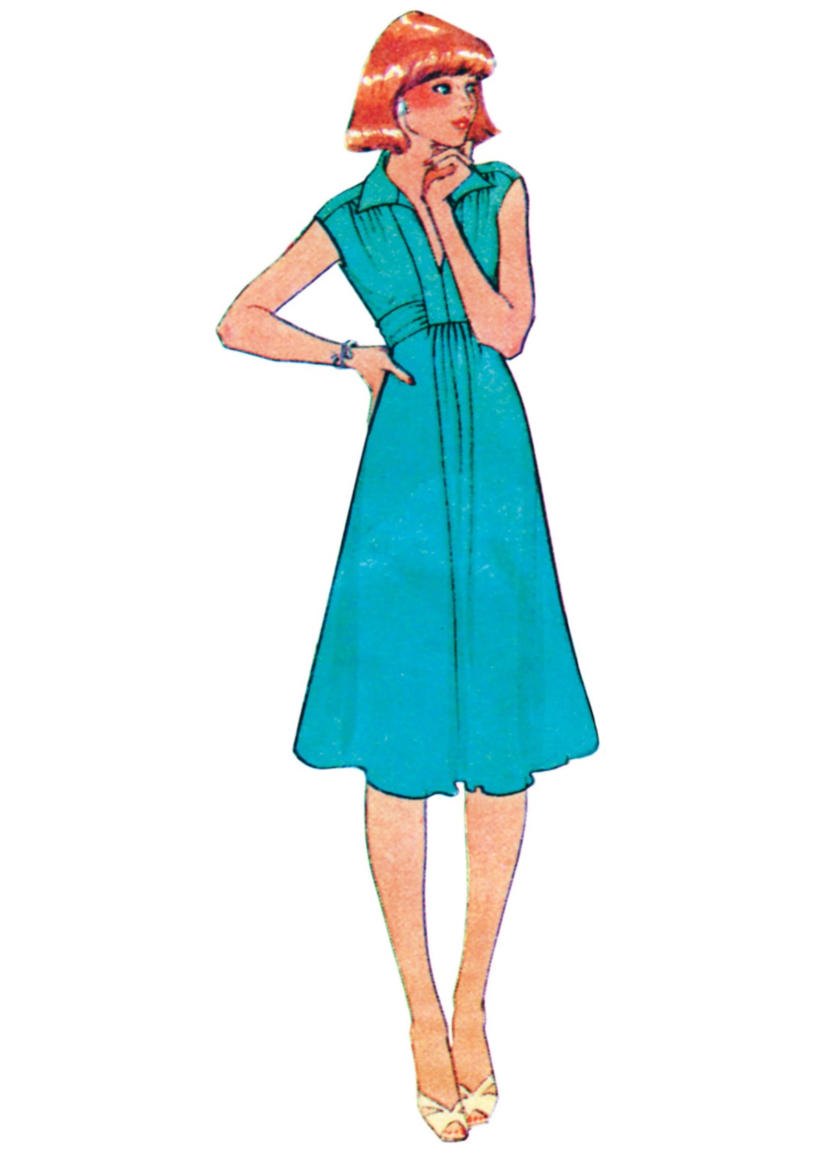 Patron McCall's n°8667 – Robe et haut vintage années 1970