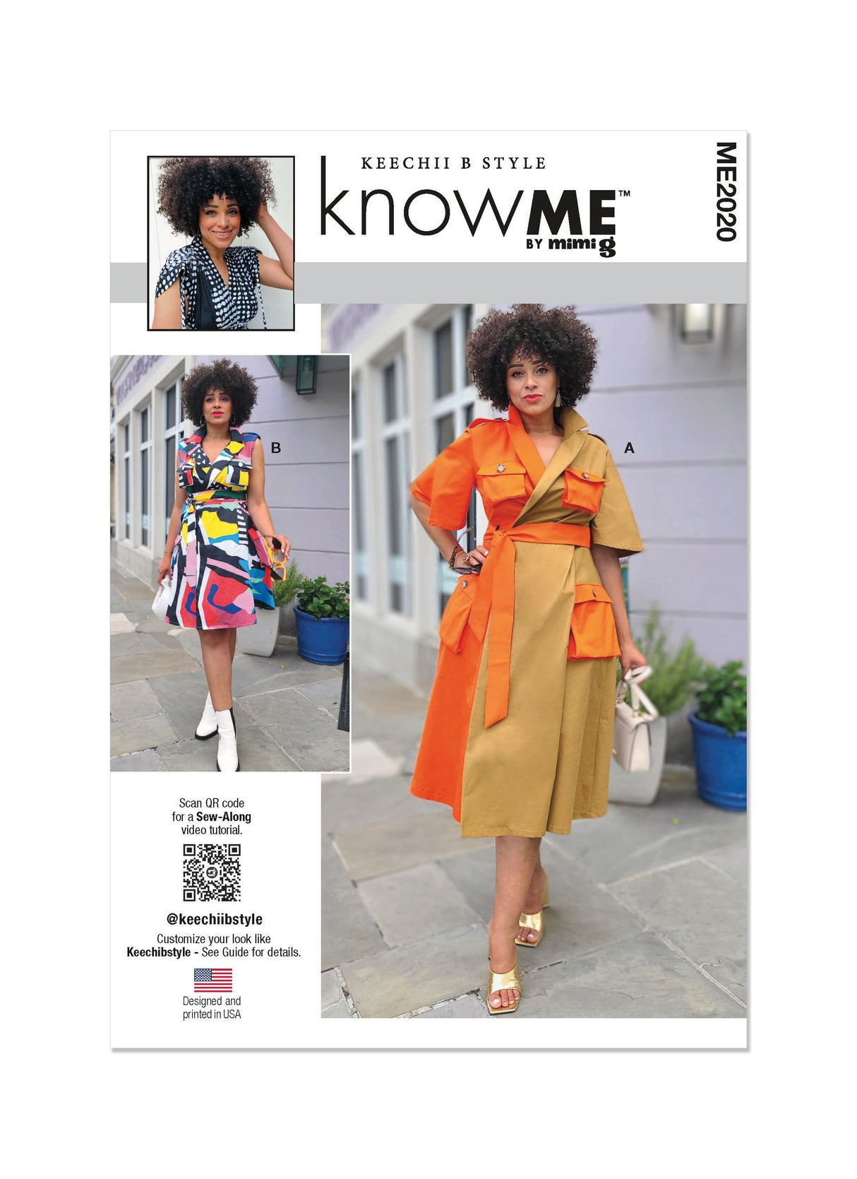 Patron Know Me n°2020 – Robe portefeuille avec ceinture