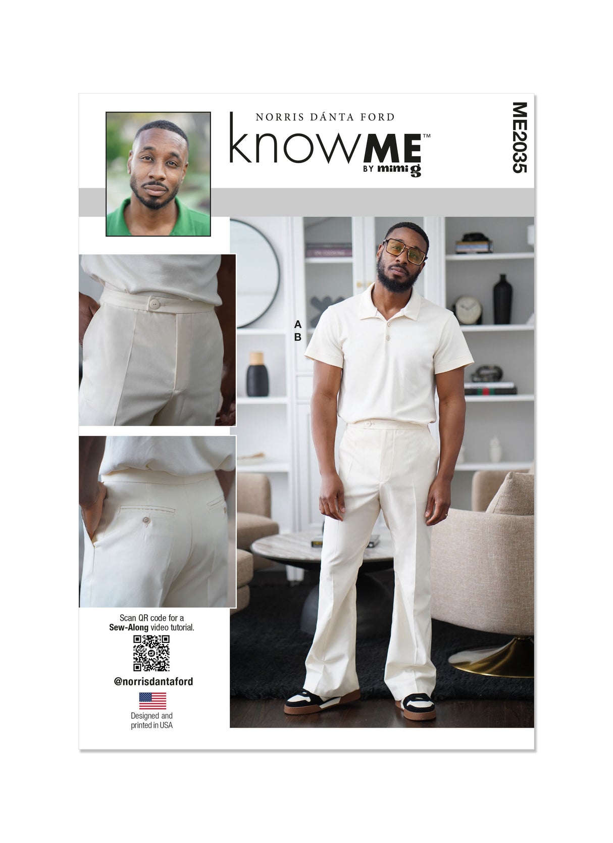 Patron Know Me n°2035 – Polo et pantalon pour hommes