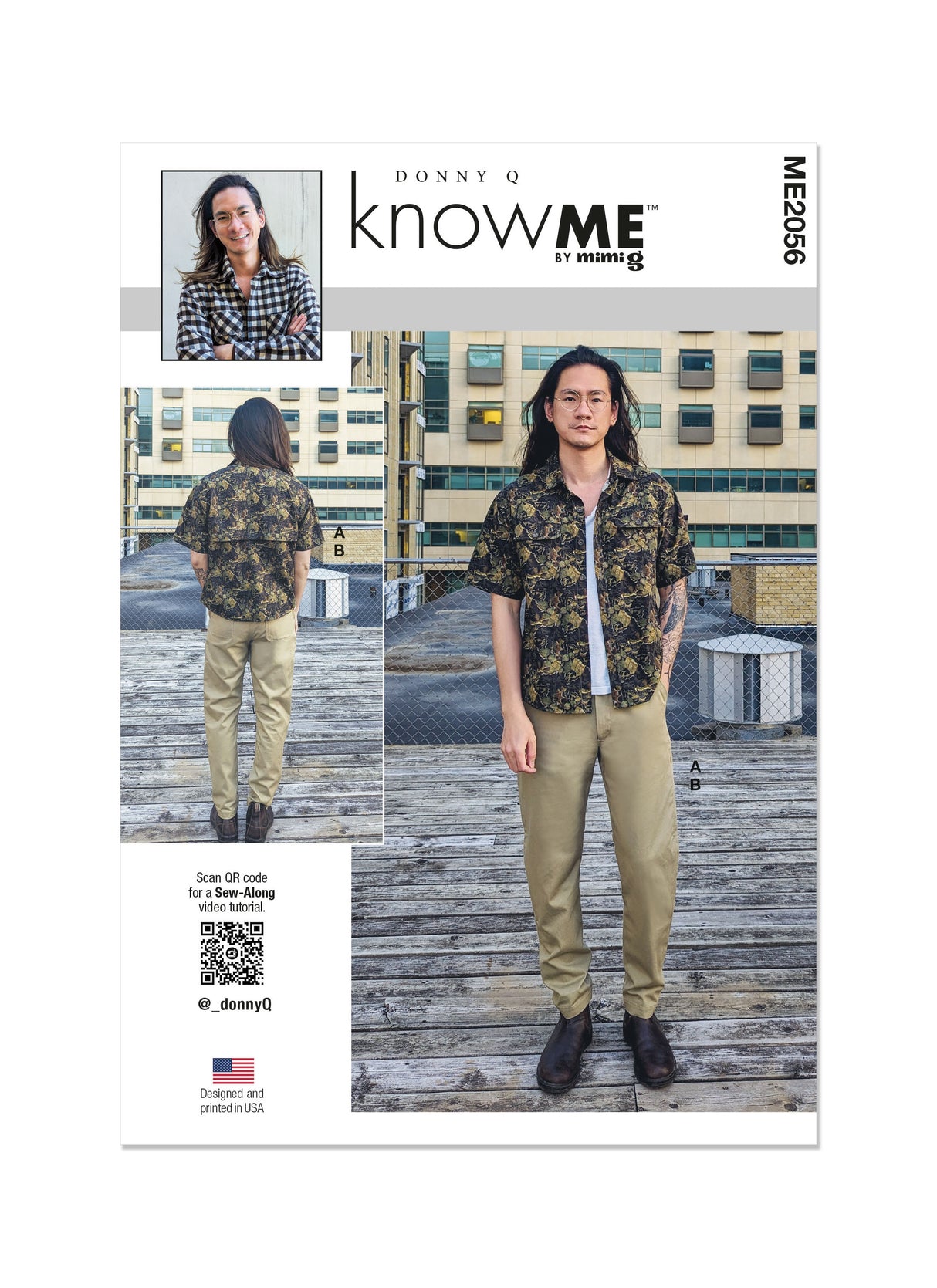 Patron Know Me n°2056 – Chemise et pantalon pour hommes