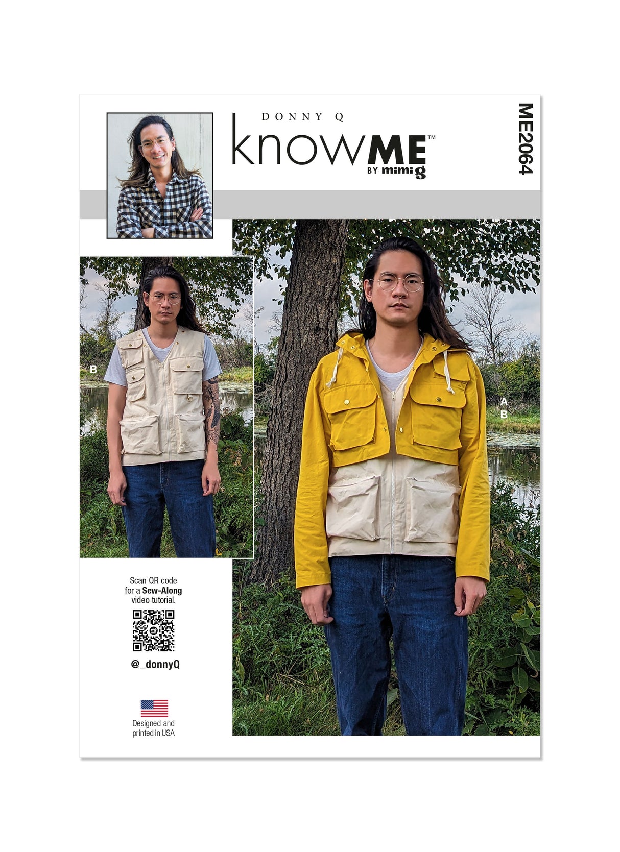 Patron Know Me n°2064 – Veste et gilet pour hommes