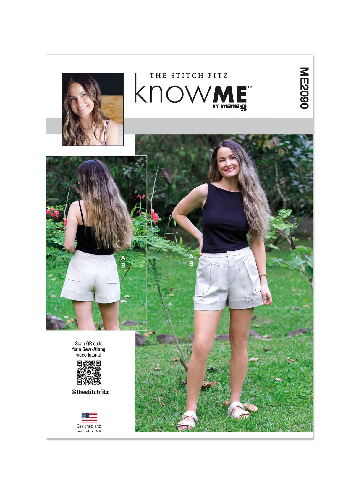 Patron Know Me n°2090 – Ensemble débardeur et short pour femmes