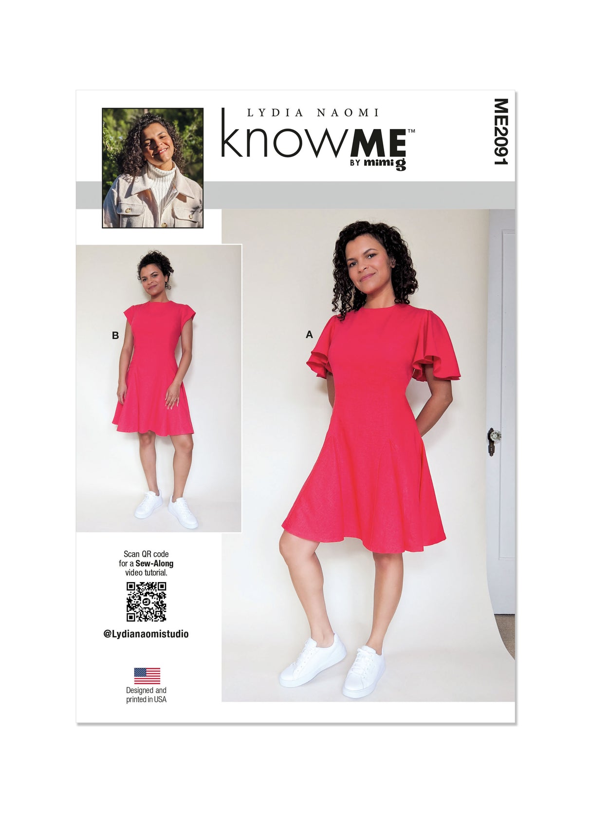 Patron Know Me n°2091 – Robe d'été chic avec mancherons
