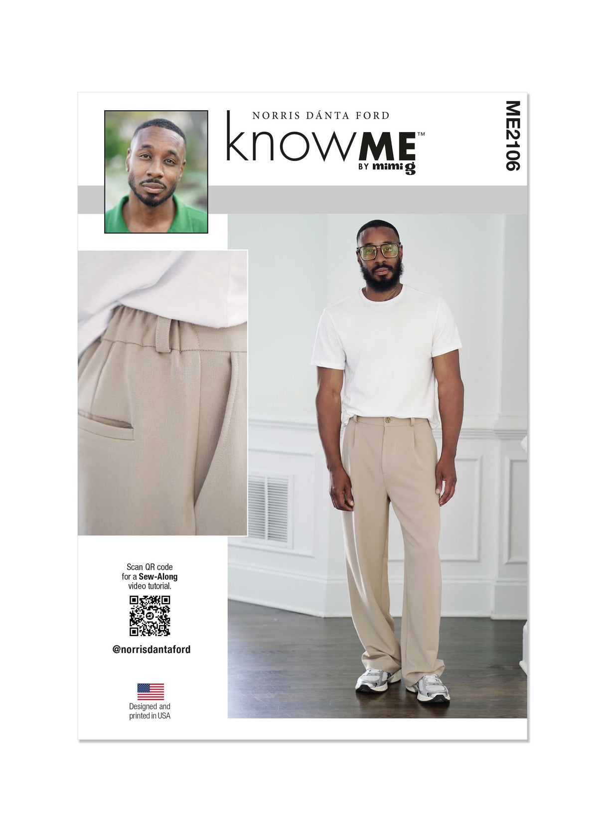 Patron Know Me n°2106 – Pantalon pour hommes