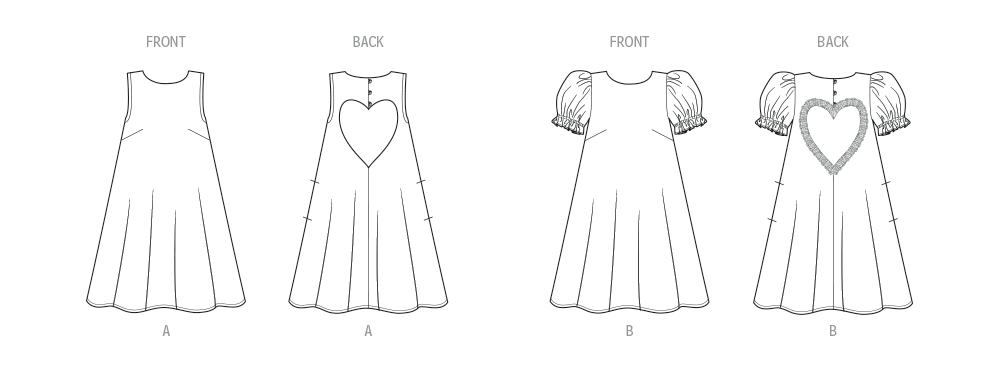 Patron Know Me n°2108 – Robe courte à volants