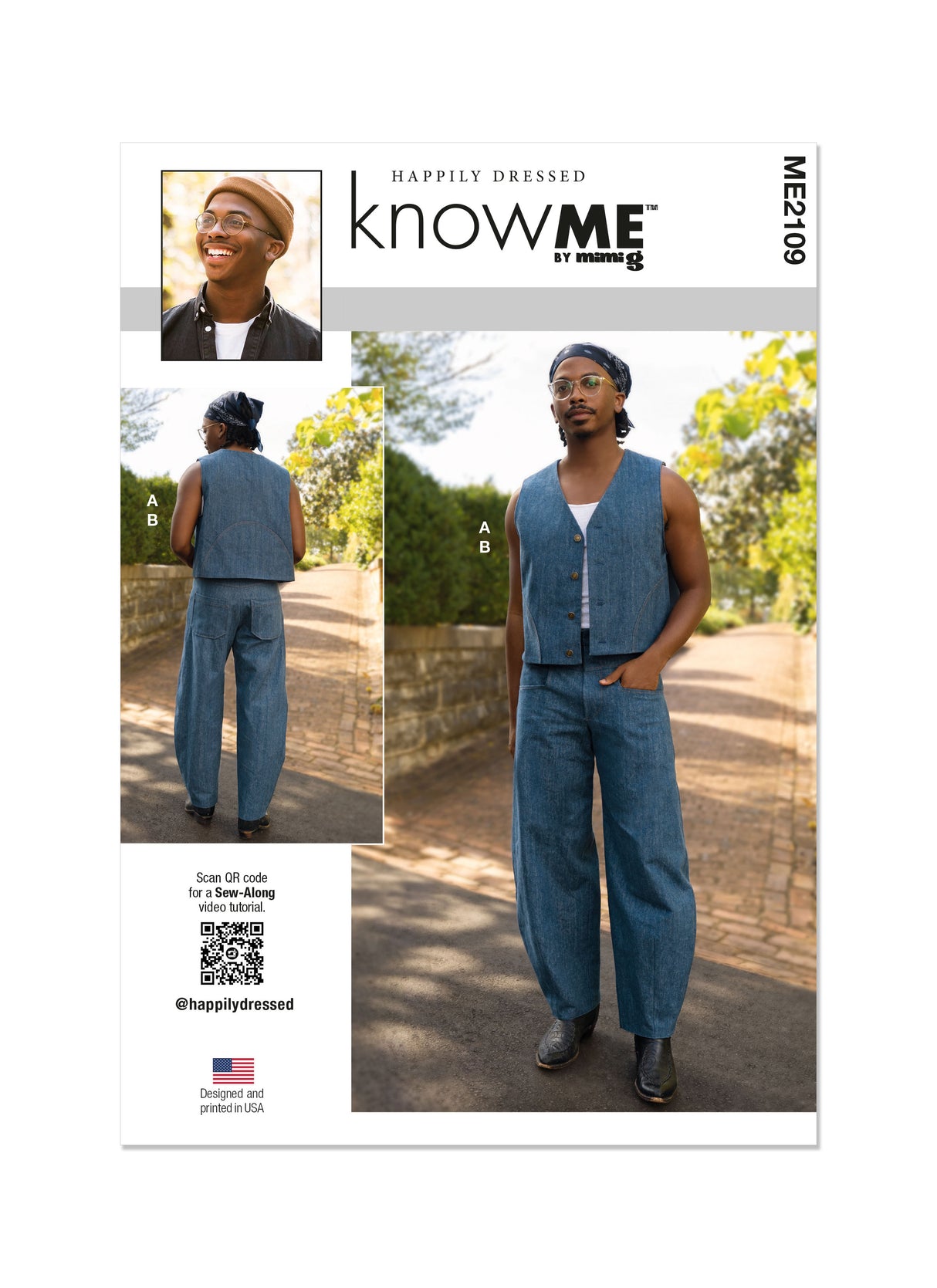 Patron Know Me n°2109 – Gilet et pantalon homme