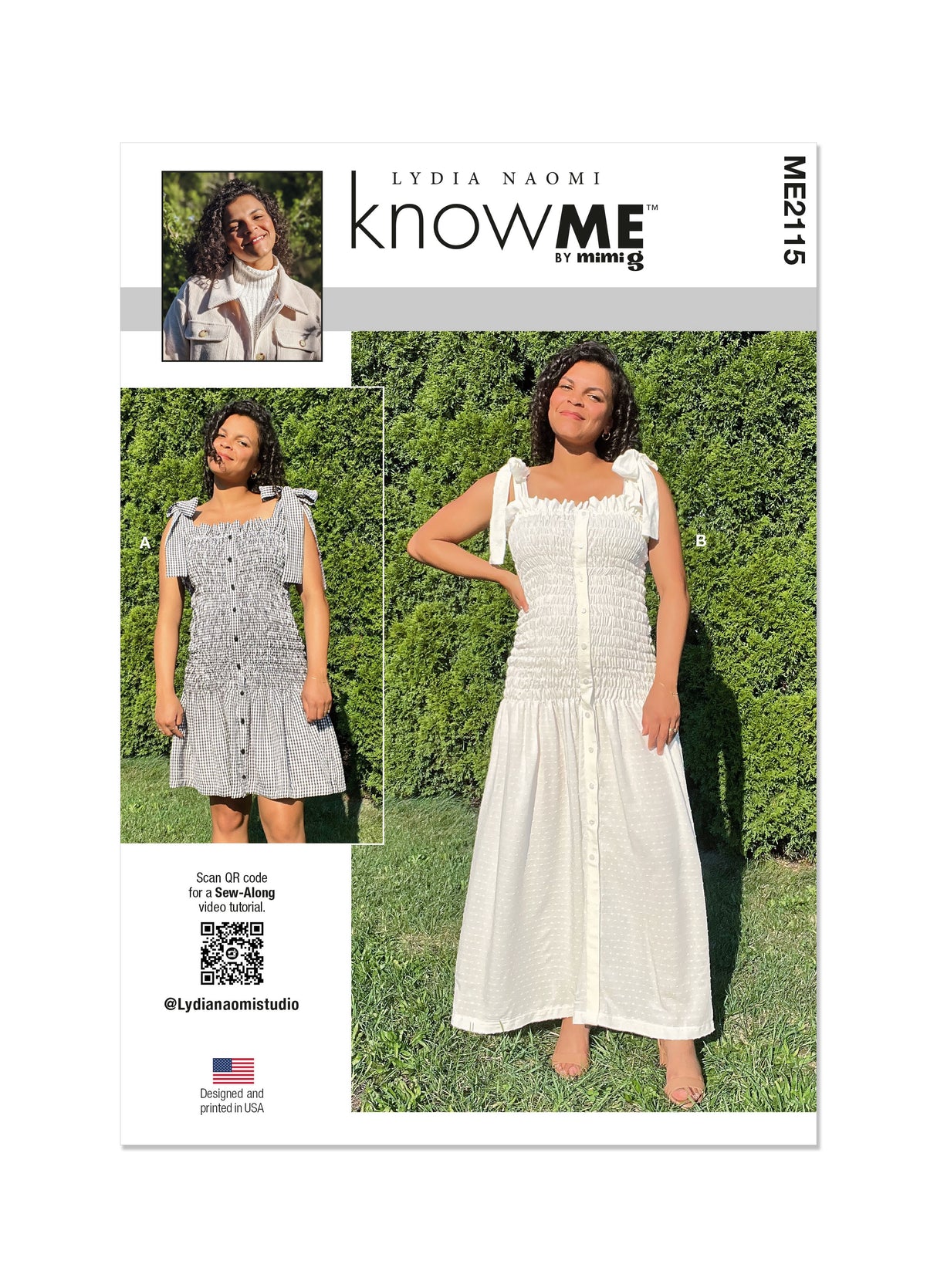 Patron Know Me n°2115 – Robe smockée deux longueurs