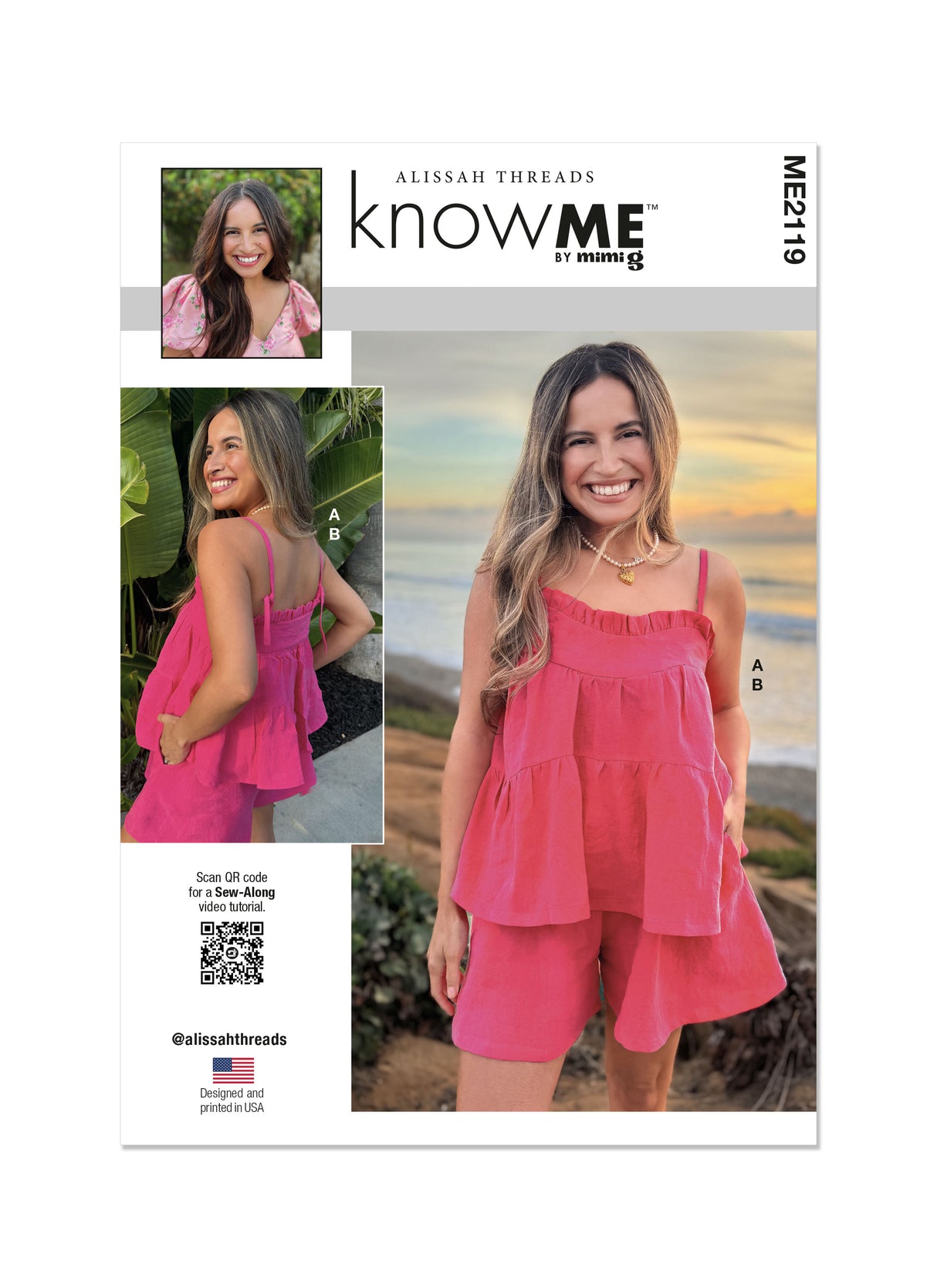 Patron Know Me n°2119 - Top & Shorts