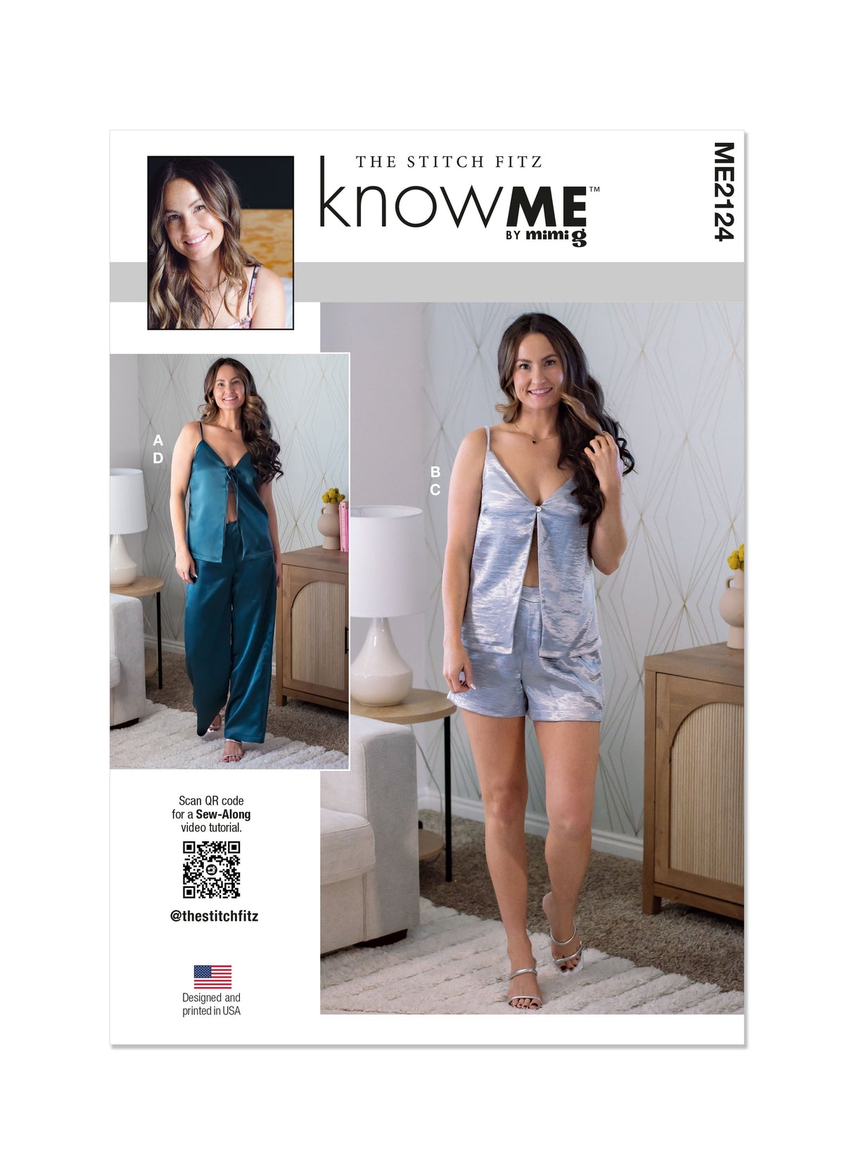 Patron Know Me n°2124 – Top, Shorts & Pants