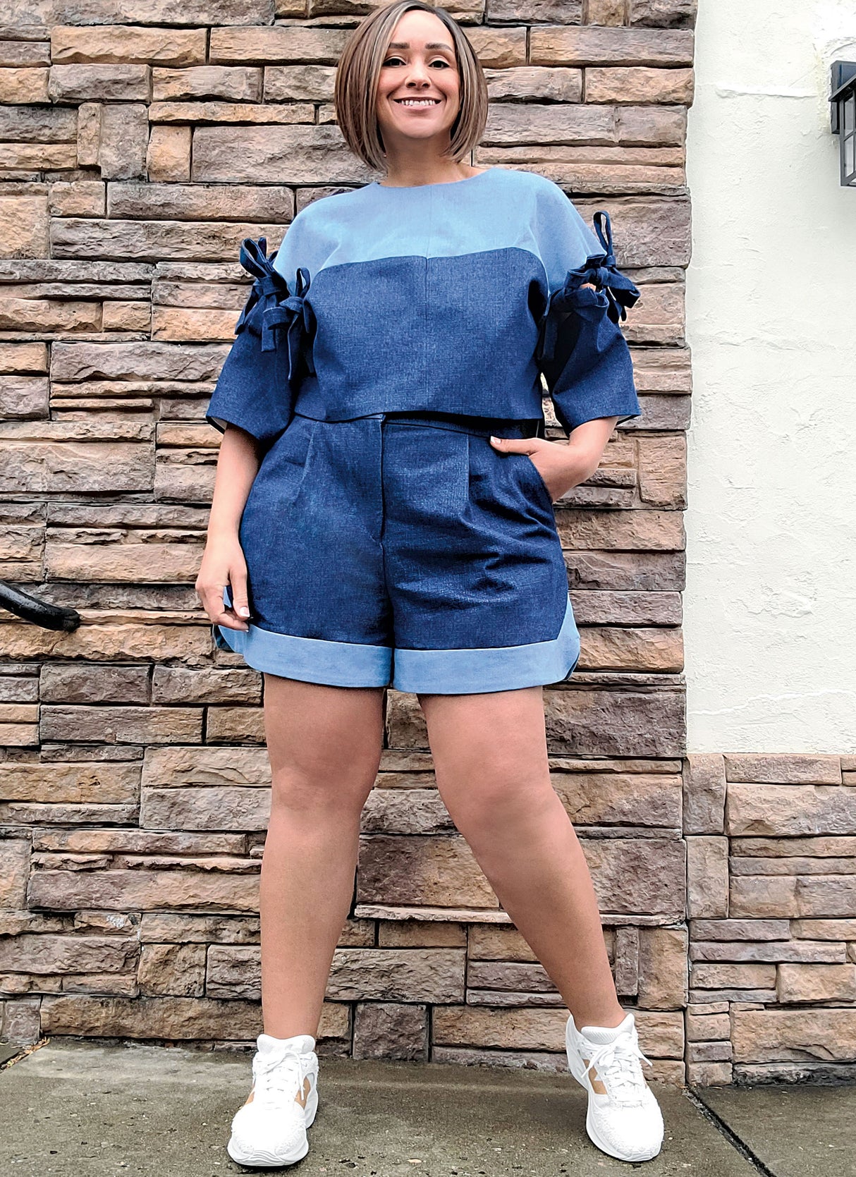 Patron Know Me n°2127 – Top manches kimono & short épuré