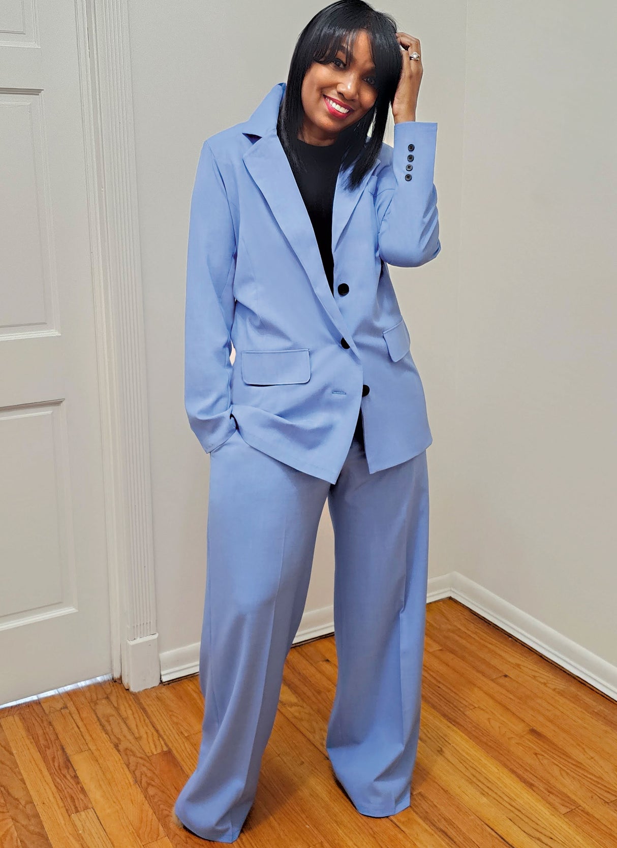 Patron Know Me n°2128 – Veste boutonnée & pantalon droit