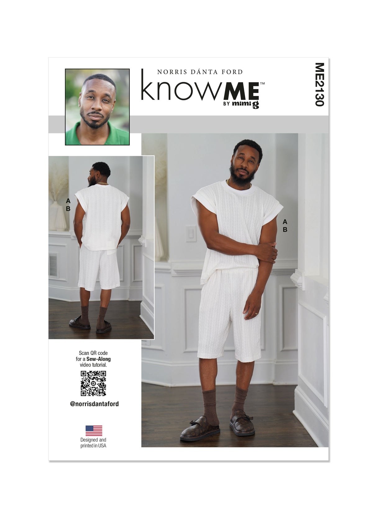 Patron Know Me n°2130 – Haut oversize & short coordonné