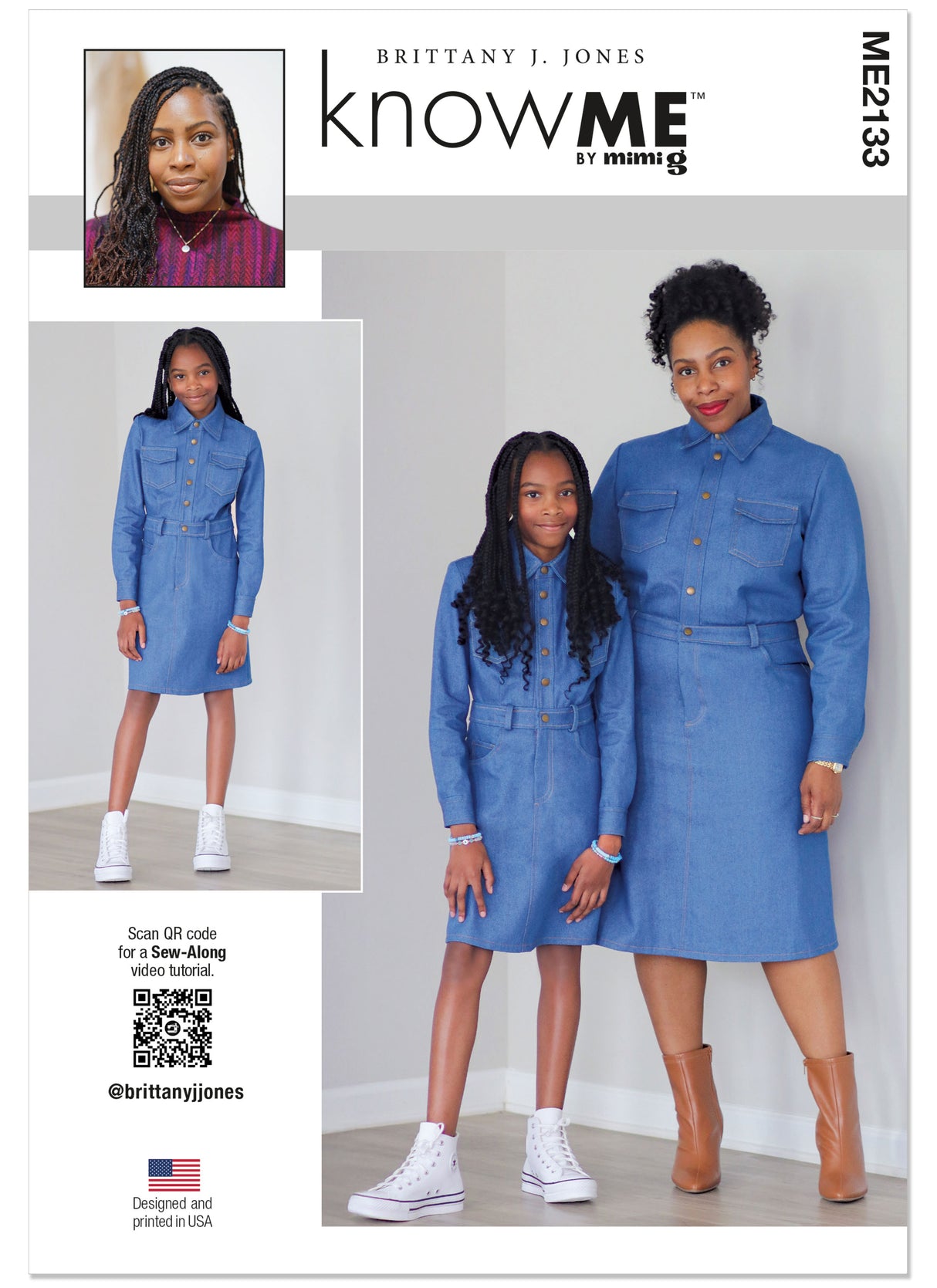 Patron Know Me n°2133 – Robe midi boutonnée