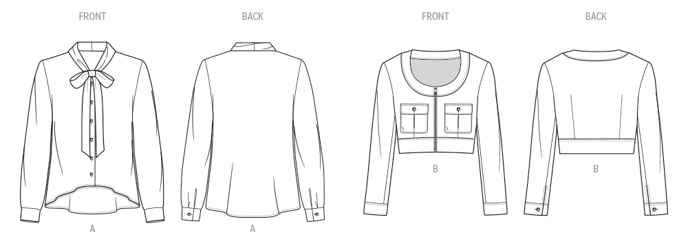 Patron Know Me n°2137 – Blouse & veste stylée