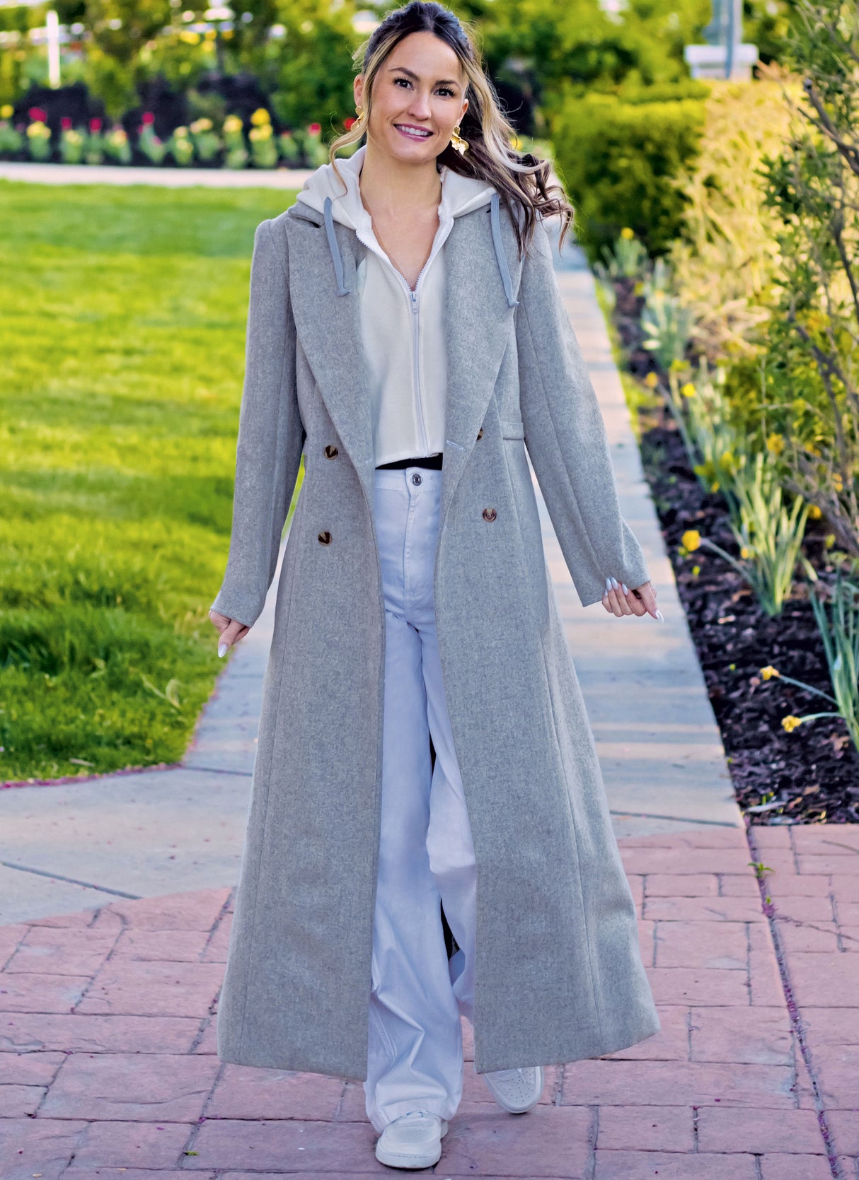 Patron Know Me n°2139 – Manteau long doublé & insert capuche